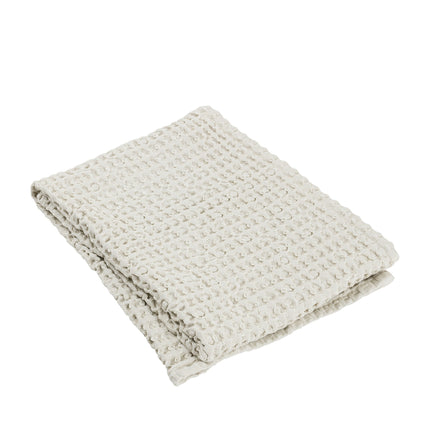 Blomus wafel handdoek 50x100 cm CARO (69001) moonbeam, 100% katoen
