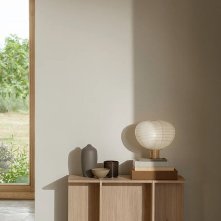 Blomus Engawa bank - Ceola vaas - Saga windlicht - Kami lamp - www.bath-living.com