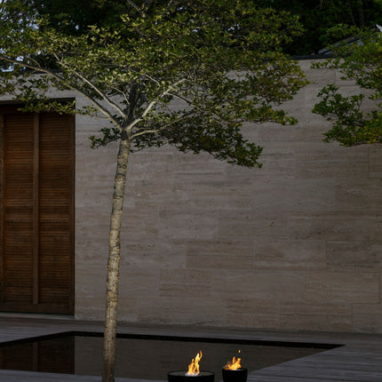 Blomus Fuoco gelbrander - sfeerverlichting terras - www.bath-living.com