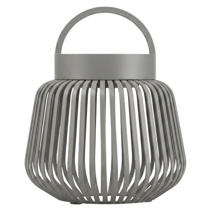 Blomus Lito mobiele lantaarn met led lamp in kleur Granite Grey en met hoogte van 12 cm