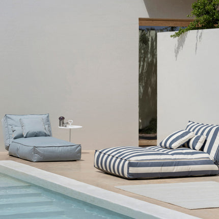 Blomus Stay daybed large & small - Porter bijzettafel - Iris en Lito lamp - www.bath-living.com