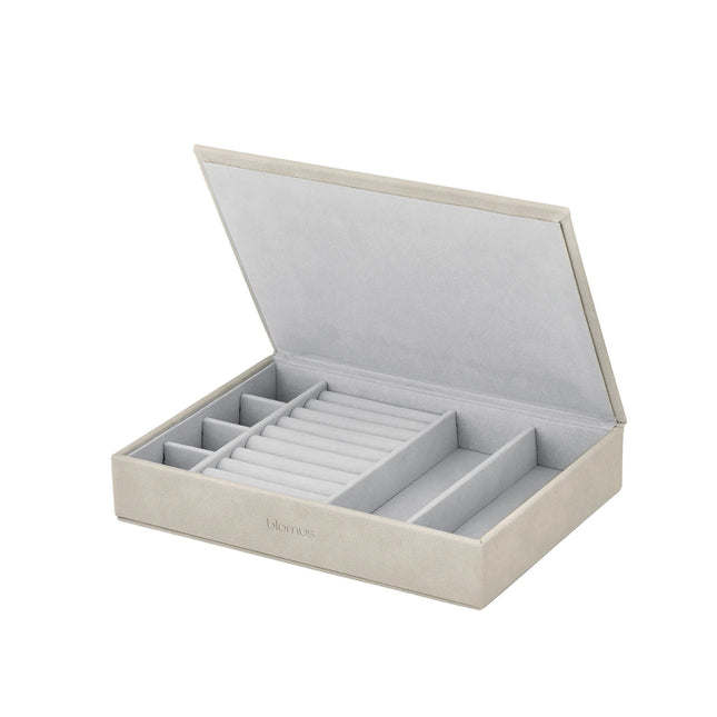 Blomus sieradenbox Sahla – kleur Nomad – Faux Suede 