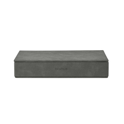 Blomus sieradenbox Sahla (68322) – kleur Pewter – Faux Suede 