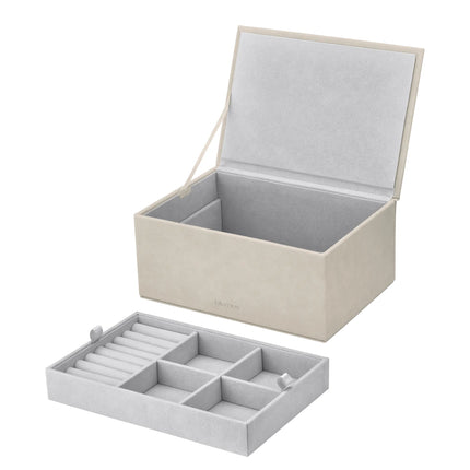 Blomus sieradendoos Sahla - kleur Nomad - uitneembare inzet