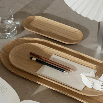Blomus trays Baki - kleur Oak, blank hout - www.bath-living.com
