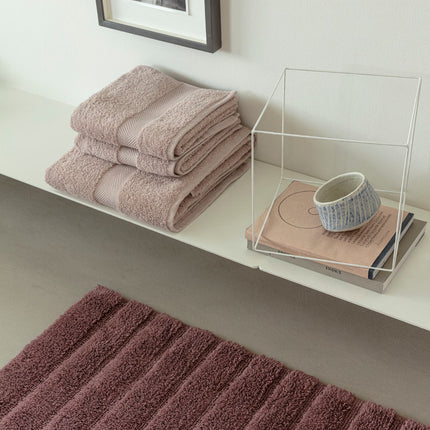 Casilin California Figue - katoenen badmat met ingeweven patroon - www.bath-living.com