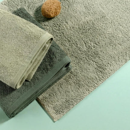 Casilin Havana badmat Olive Green - 100% katoen - antislip - www.bath-living.com