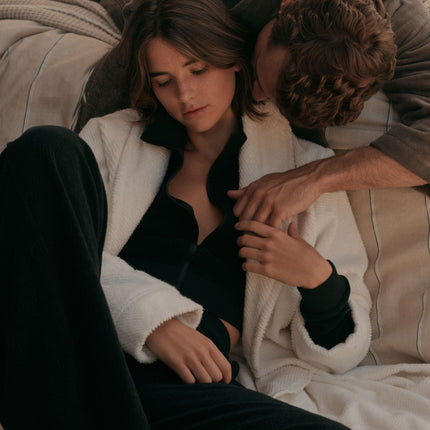 Vandyck badjassen unisex - www.bath-living.com