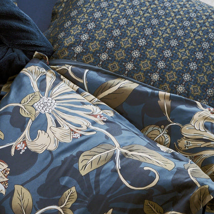 Vandyck dekbedovertrekken Sky Night en Energize - kleur Blue Ink - www.bath-living.com