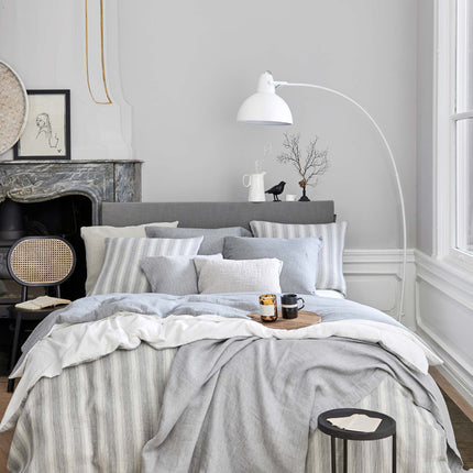 Vandyck Home 87 dekbedovertrek Grey - Home 88 sprei en kussenslopen - www.bath-living.com