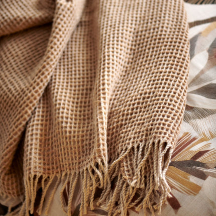 Vandyck Home 95 sprei in kleur Soft Tan - www.bath-living.com