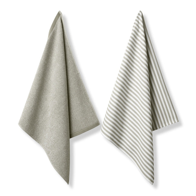 Vandyck Pure Kitchen keukentextiel Salie (KILA23201 298) keukendoeken - handdoek en theedoek