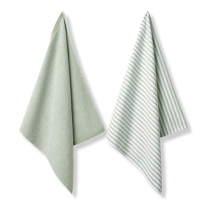 Vandyck Pure Kitchen keukentextiel Smoke Green (KILA23201 814) keukendoeken - handdoek en theedoek