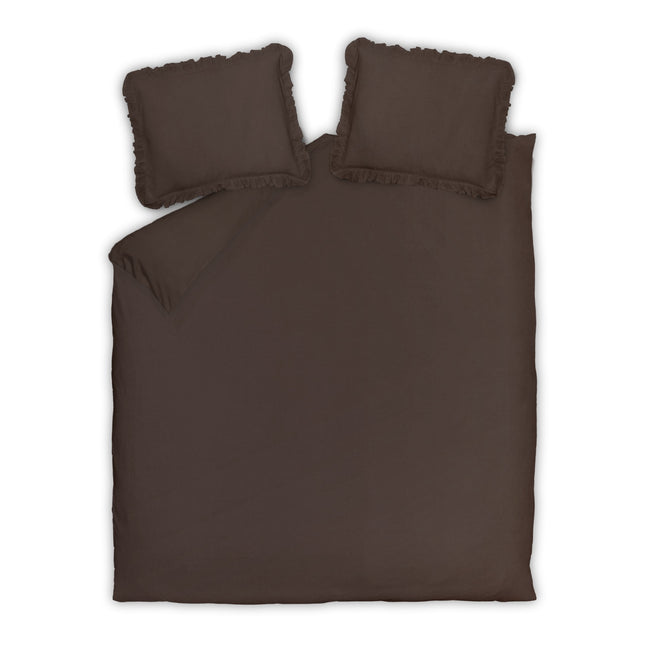 Vandyck Pure 83 dekbedovertrek Dark Truffle (PRSR24183 360)