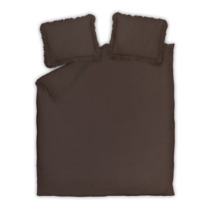 Vandyck Pure 83 dekbedovertrek Dark Truffle (PRSR24183 360)