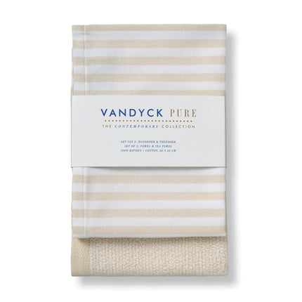 Vandyck Pure Kitchen handdoek en theedoek Desert-034 (KILA23201)