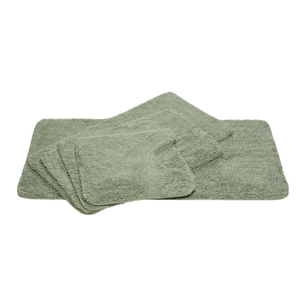 Vandyck Ranger Spray badmatten en toiletmatten, kleur Smoke Green