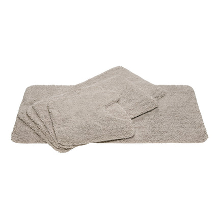 Vandyck Ranger Spray badmatten en toiletmatten, kleur beige / grijs