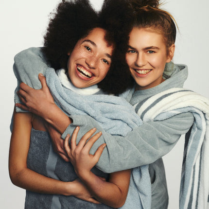 Vandyck Ranger badtextiel Misty Blue en Dusty Blue - Ontario badtextiel Misty Blue - www.bath-living.com
