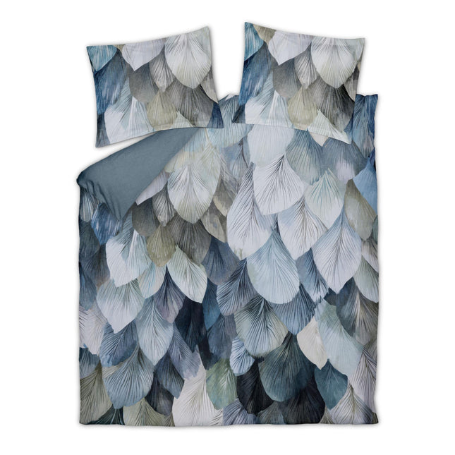 DAWNPETAL dekbedovertrek Faded Denim 240x220 cm