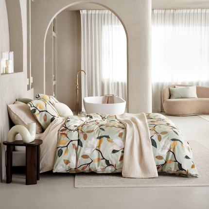 WASHED COTTON pillowcase 60x70 cm Cream Tan (cotton)