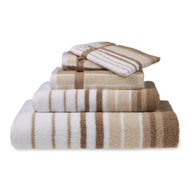 Vandyck Ontario badtextiel Cafe Au Lait - badlaken handdoek gastendoekje washand (COOZ025 379)