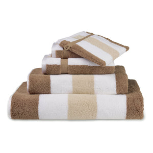 Vandyck Vancouver badtextiel Cafe Au Lait - badlaken handdoek gastendoekje washand (COOZ027 379)