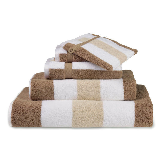 Vandyck Vancouver badtextiel Cafe Au Lait - badlaken handdoek gastendoekje washand (COOZ027 379)