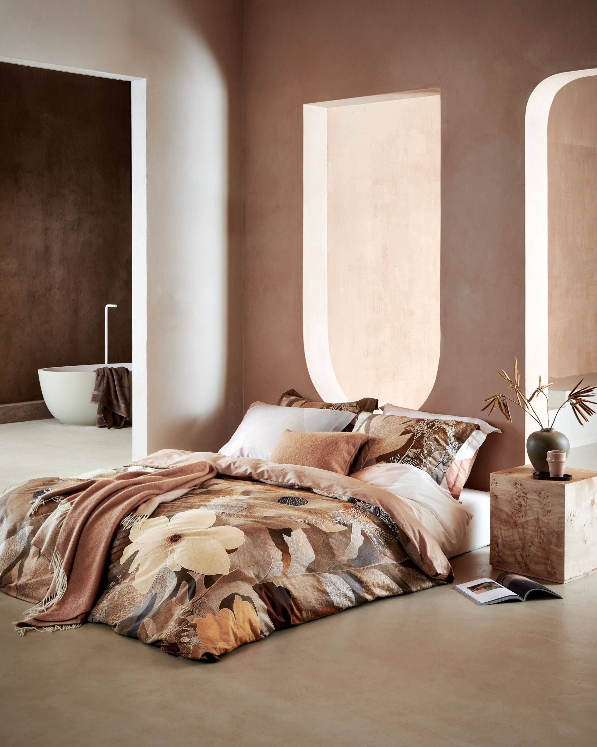 Vandyck SCULPTED SAND dekbedovertrek 240x220 cm | Op voorraad