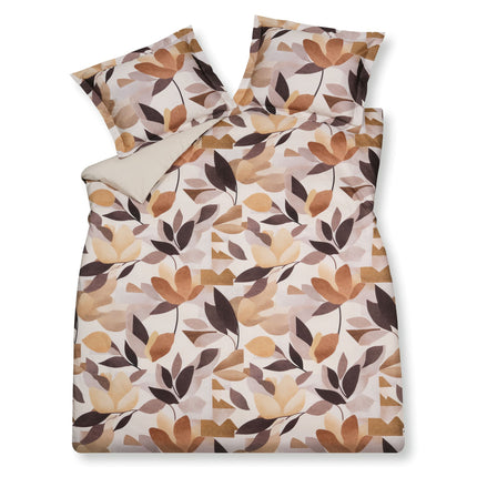 AUTUMN FERN dekbedovertrek Taupe 240x220 cm