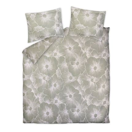 Vandyck Bloomline dekbedovertrek Pistache (SAAL26103 053)