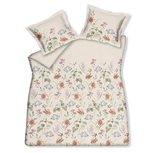 Vandyck Flora Bloom dekbedovertrek Off White - ivoorwit met bloemen (SAAL25204 320)