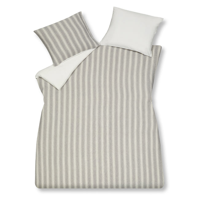 Vandyck dekbedovertrek Home 87 Grey  - verticale strepen - HCSA20187