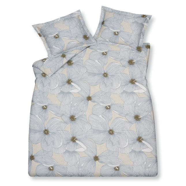 MOONFLOWER dekbedovertrek Stone 240x220 cm