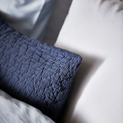 PURITY NAPELS dekbedovertrek Dusty Blue 140x220 cm