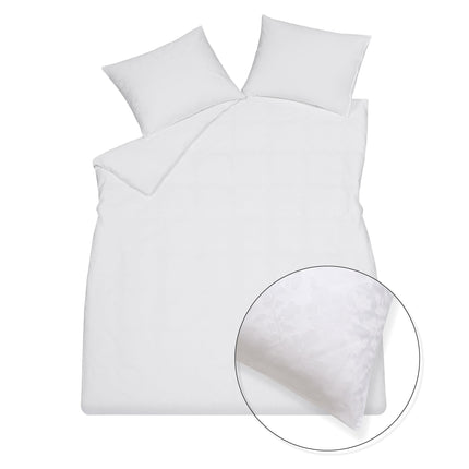 PURITY RAVENNA dekbedovertrek White 200x220 cm