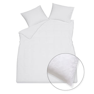 PURITY RAVENNA dekbedovertrek White 200x220 cm