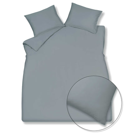 SATIN LUXE dekbedovertrek Light Blue 200x220 cm