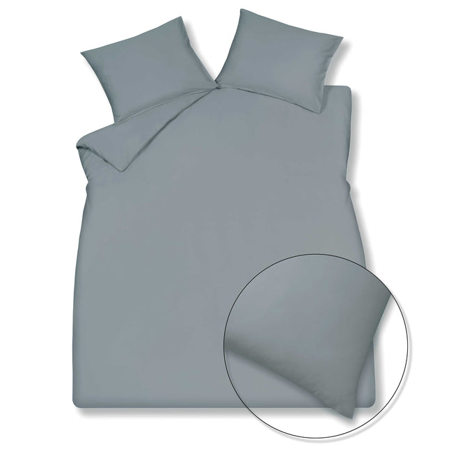 SATIN LUXE dekbedovertrek Light Blue 240x220 cm