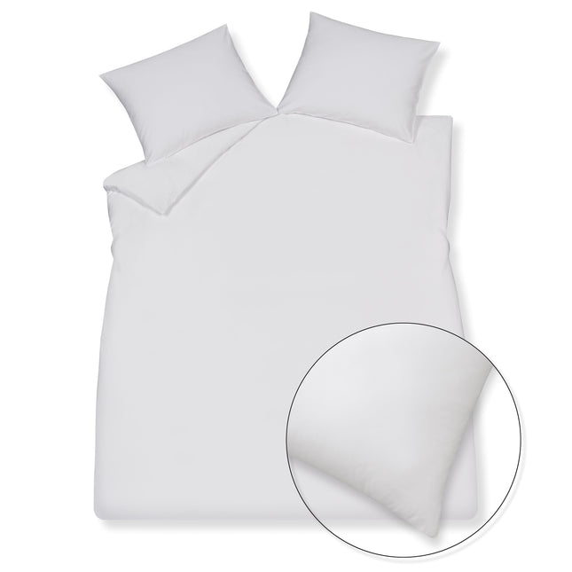 SATIN LUXE dekbedovertrek White 240x220 cm