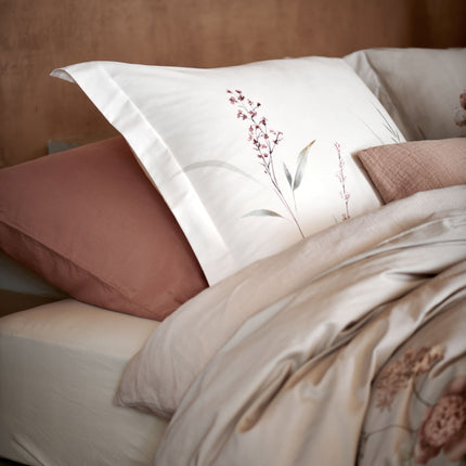 SYLVA dekbedovertrek Cream Tan 200x220 cm