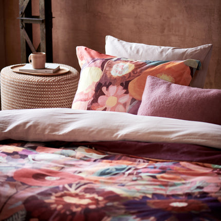 Vandyck dekbedovertrek Coral Reef Multi en Pure 07 Blush - www.bath-living.com