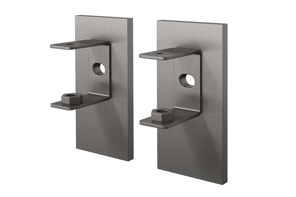 Zack Linea muurbeugel set/2 Graphite (40874)