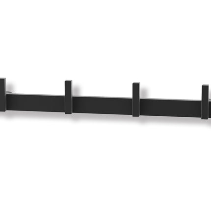 Zack kapstok Cadore - kleur zwart - 4 haken