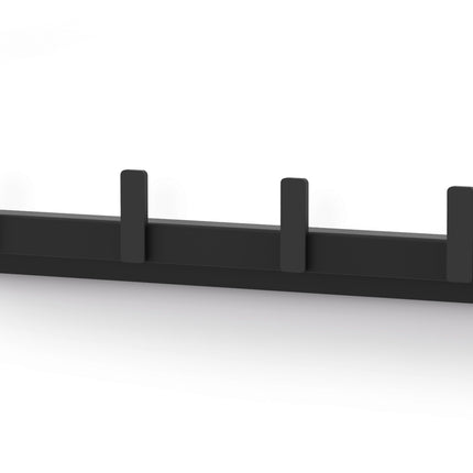 Zack kapstok Potes -  kleur zwart - zelfklevend 