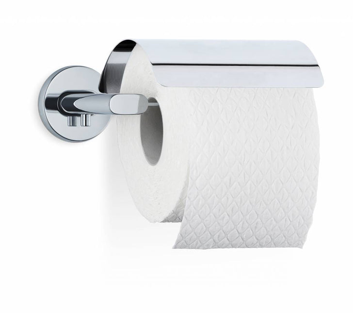 Areo toilet roll holder with valve (shine)