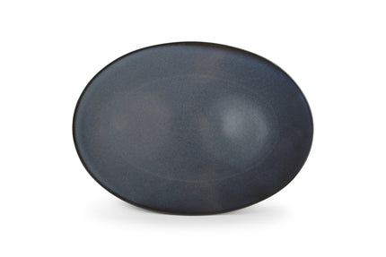 Cirro Flat Plate Oval 36 CM - Dark Blue