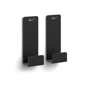 Set de 7 cm de gancho de toalla de potas/2 (negro)