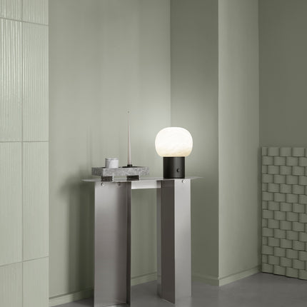 Irislampe Alabaster Gunmetal