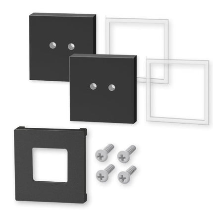 CARVO muurbeugel (zwart) set/2 stuks
